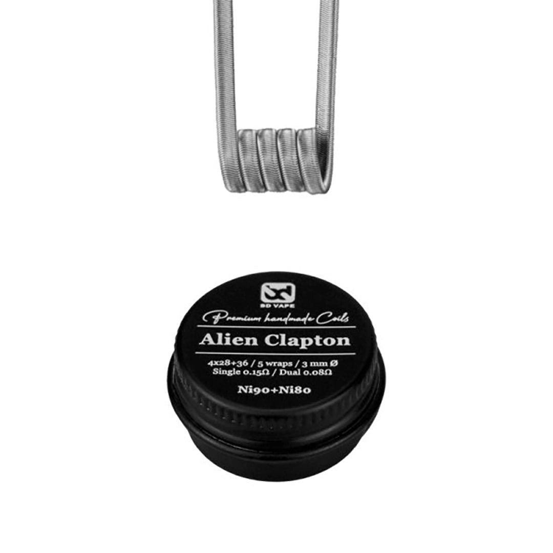 Alien Clapton Ni80+Ni90 0.15Ω Handmade (2pcs) - BD Vape Coil xvape.ma Maroc.