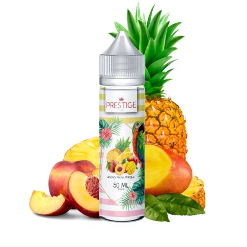 Prestige Ananas Peche Mangue 60ml  E-liquide premium  xvape.ma Maroc.