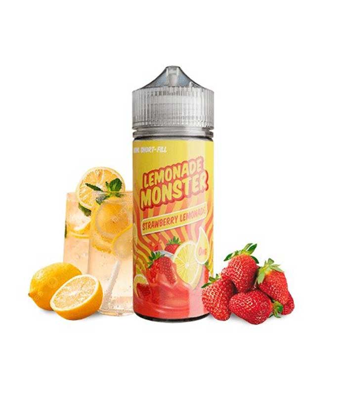 Lemonade Monster - Strawberry Lemonade 120 mL  E-liquide premium  xvape.ma Maroc.