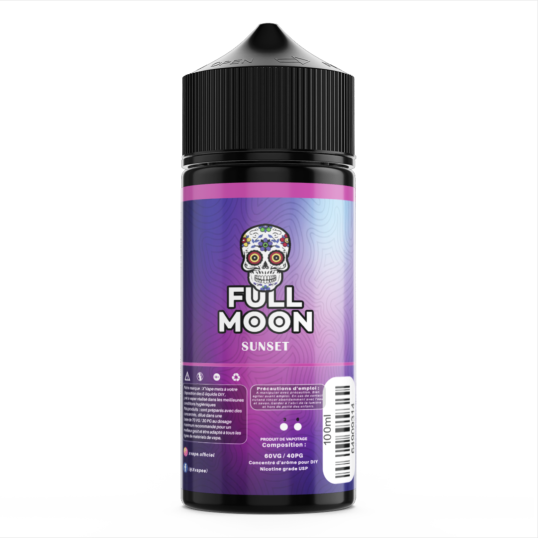 E-liquide DIY Prt Vaper Full Moon Sunset - Xvape Maroc E-liquide DIY Prt Vaper Full Moon Sunset - Xvape Maroc
