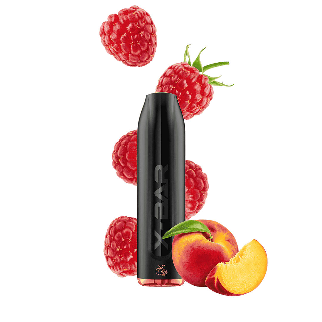 X-BAR PRO 1500 puffs - Peach Raspberry - 0%  Jetable  xvape.ma Maroc.