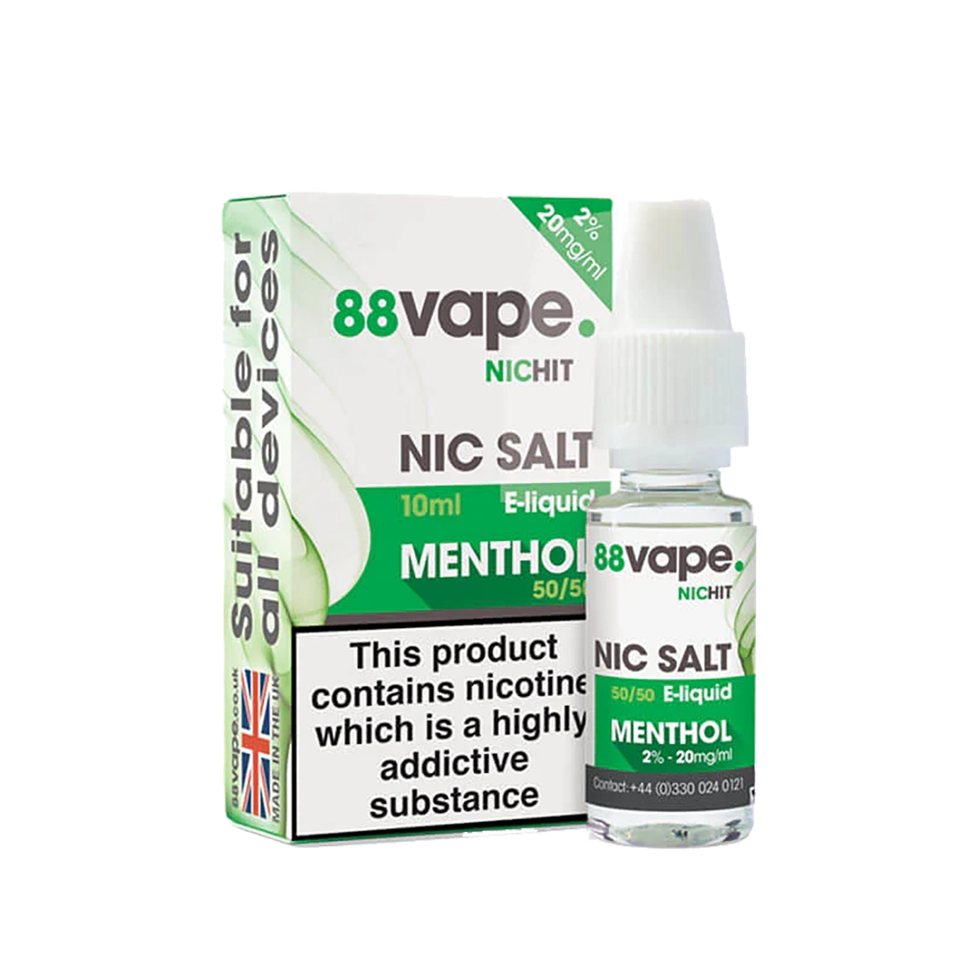 88Vape Nic Salt Menthol 10ml / 20mg
