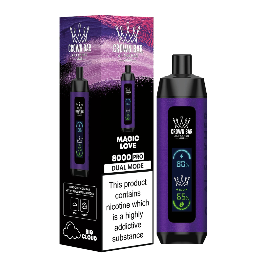 AL Fakher Crown Bar 15000 puffs Pro - Magic Love - 5mg