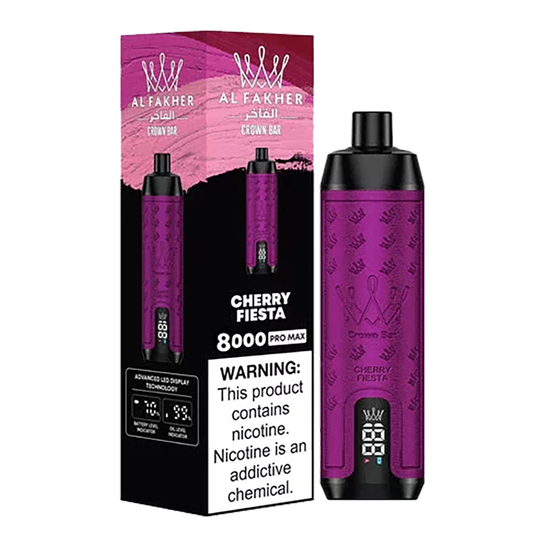 AL Fakher Crown Bar 15000 puffs Pro Max - Cherry Fiesta - 5mg