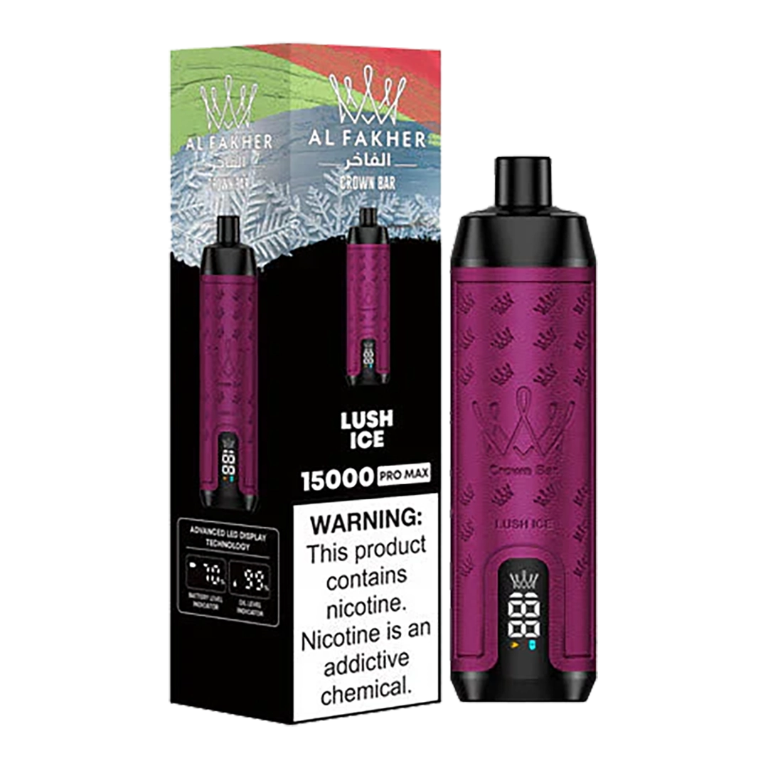 AL Fakher Crown Bar 15000 puffs Pro Max - Lush Ice - 5mg