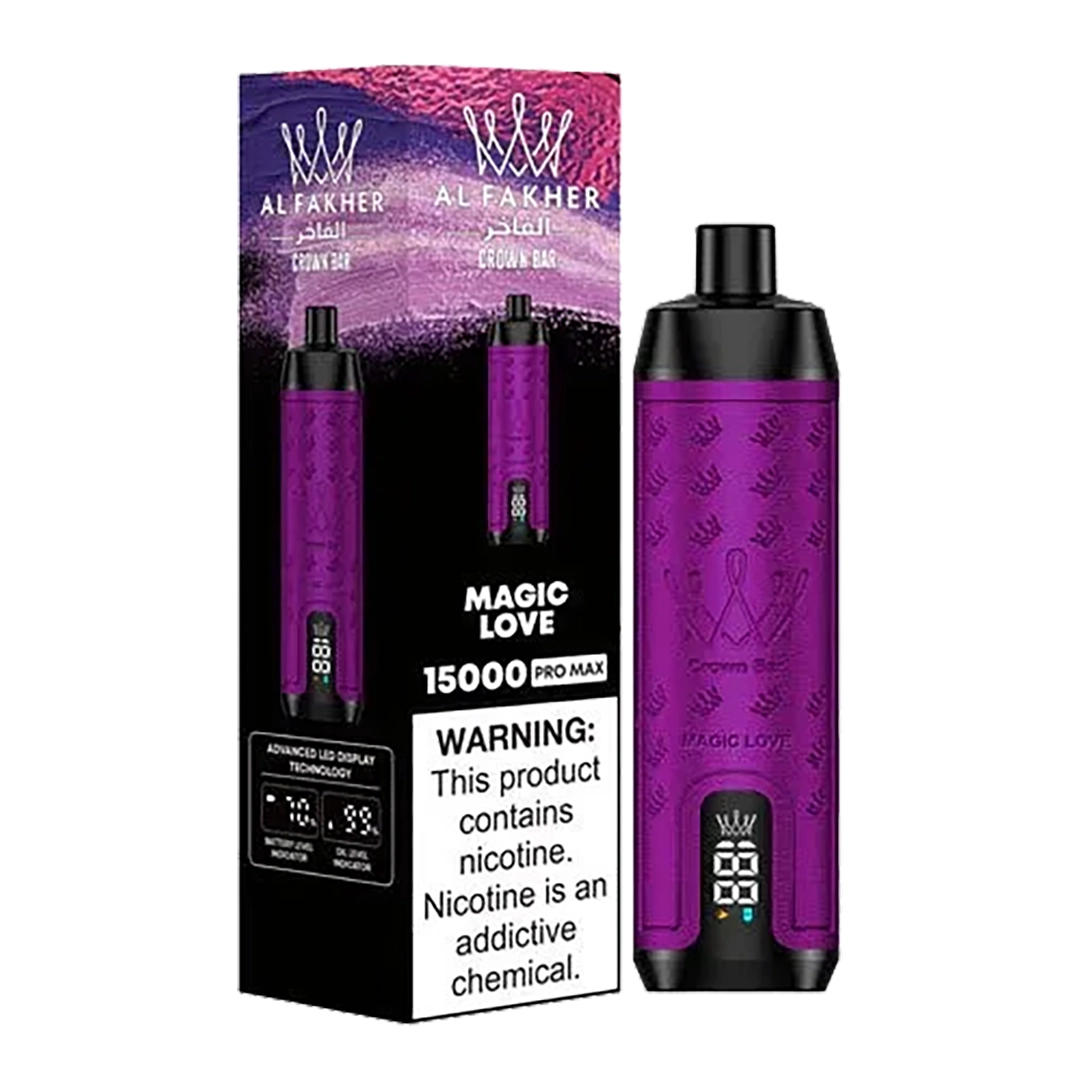 AL Fakher Crown Bar 15000 puffs Pro Max - Magic Love - 5mg