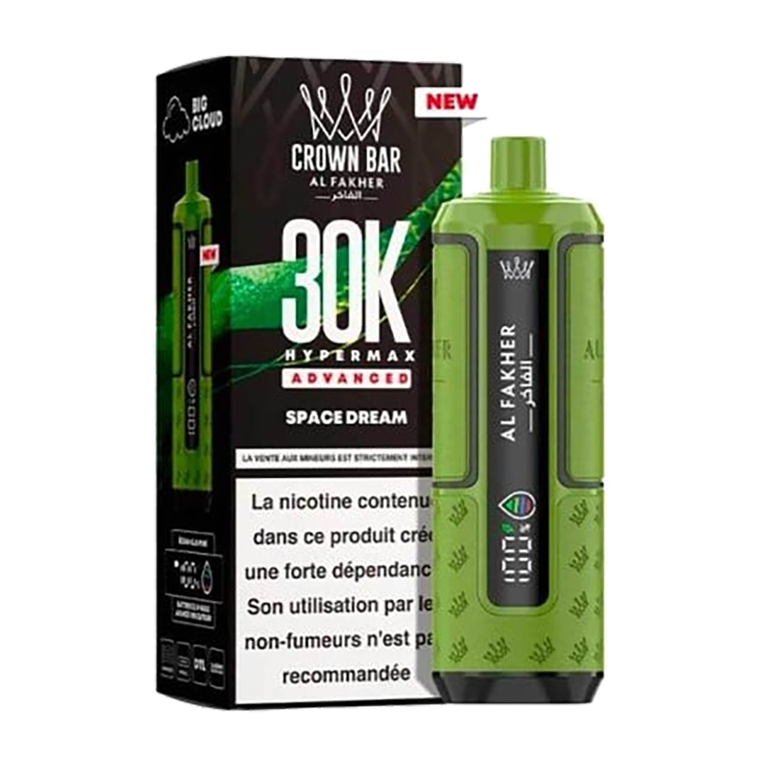 AL Fakher Crown Bar Hyper Max 30K puffs - Space Dream - 5mg