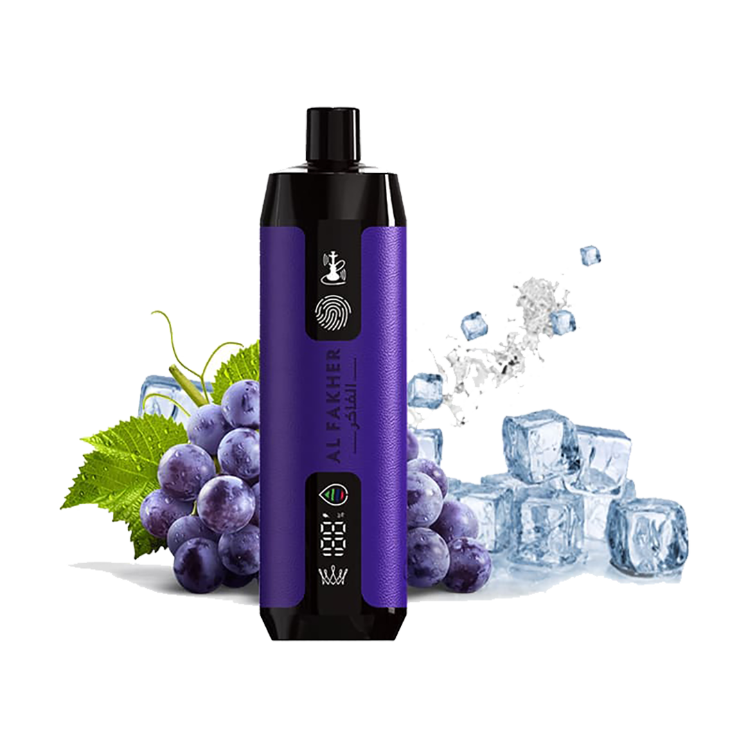 AL Fakher Crown Bar Sound 12000 puffs - Grape Ice - 5mg