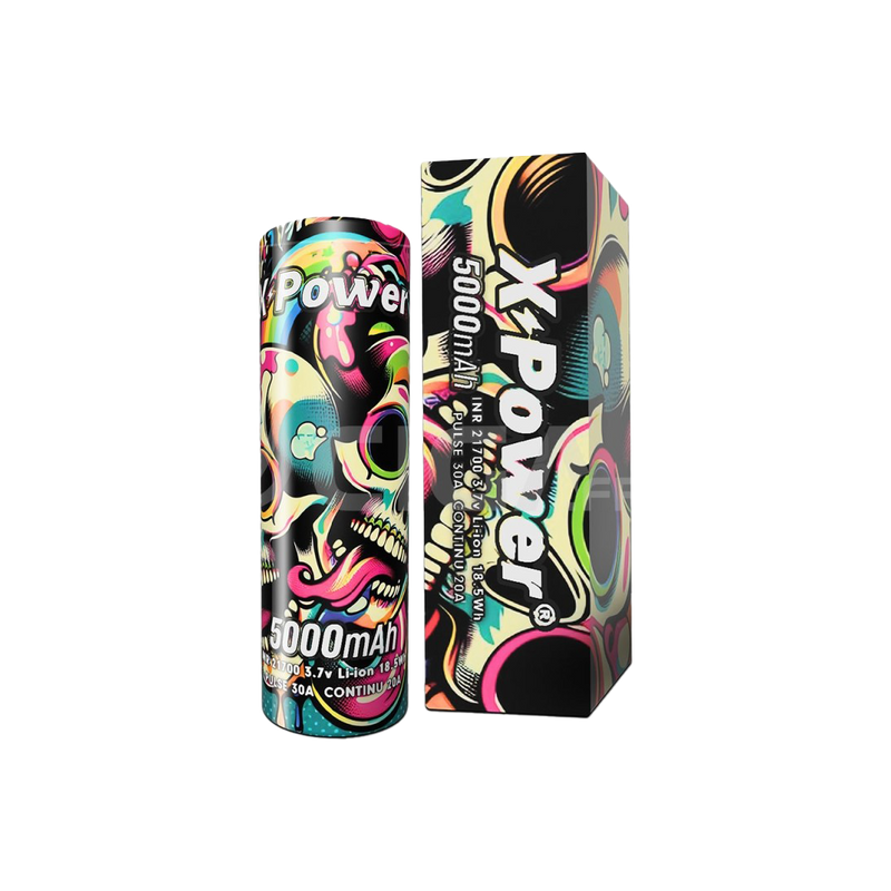 Accu 21700 X-Power 5000mAh  Accus  xvape.ma Maroc.