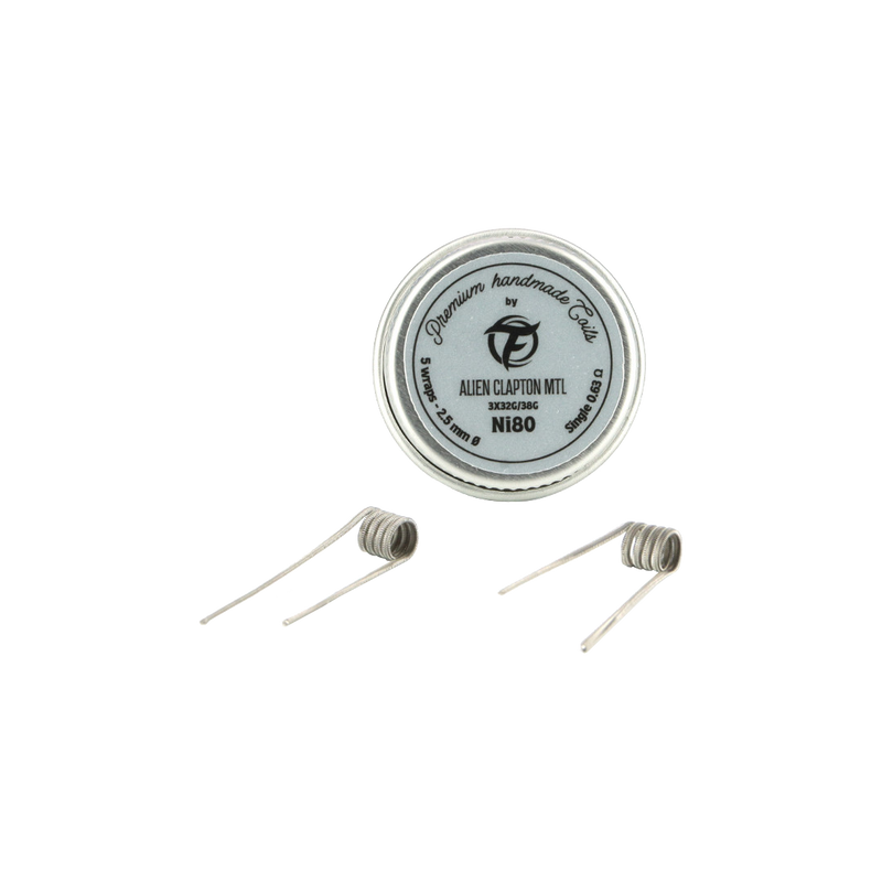 Alien Clapton MTL Ni80 0.63 Ohm Handmade Series - Fumytech  Coil  xvape.ma Maroc.
