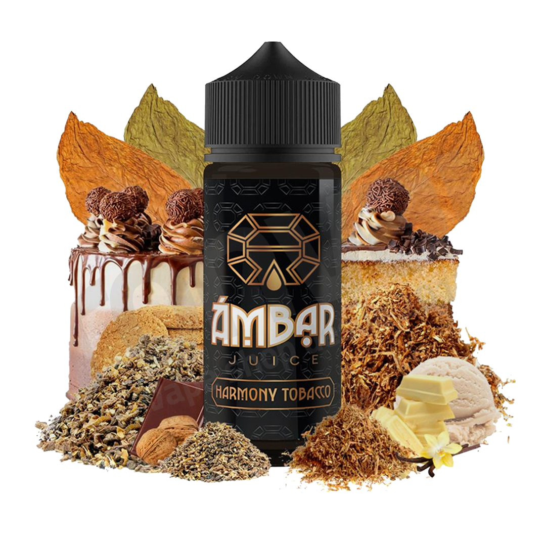 Ambar Harmony Tobacco 120ML  E-liquide premium  xvape.ma Maroc.