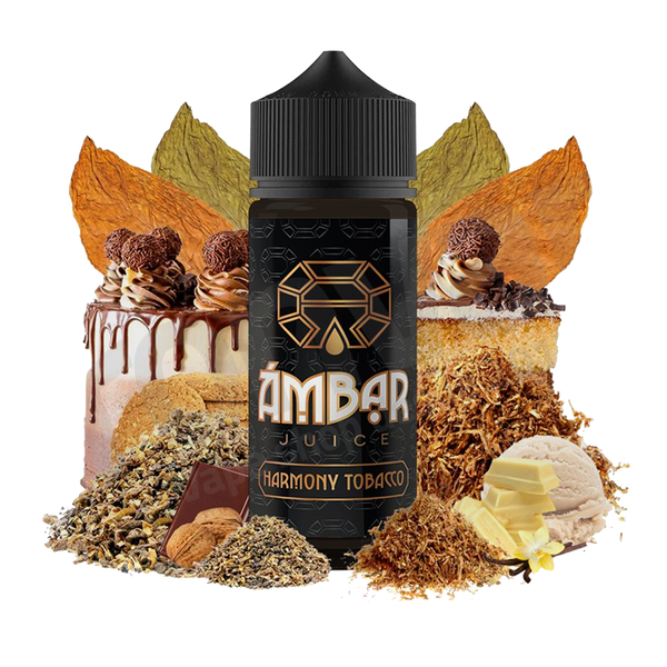 Ambar Harmony Tobacco 120ML  E-liquide premium  xvape.ma Maroc.