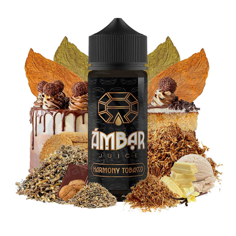 Ambar Harmony Tobacco 120ML  E-liquide premium  xvape.ma Maroc.