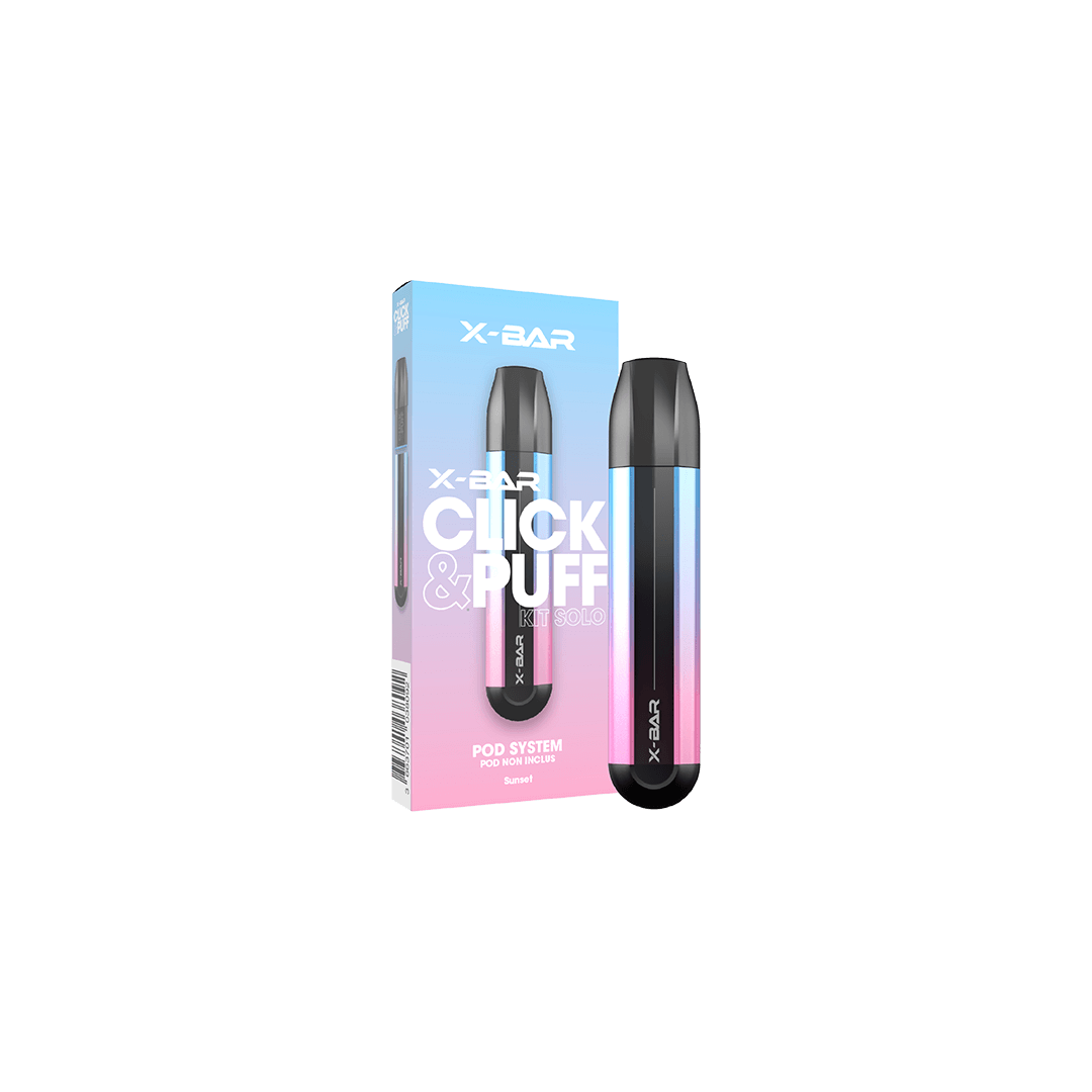 Appareil X-BAR Click and Puff  Starter Kits (Pods Fermés)  xvape.ma Maroc.