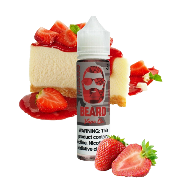 Beard Strawberry cheesecake 60ml  E-liquide premium  xvape.ma Maroc.