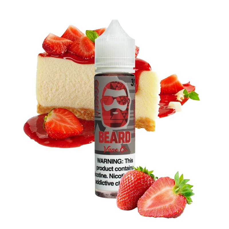 Beard Strawberry cheesecake 60ml  E-liquide premium  xvape.ma Maroc.
