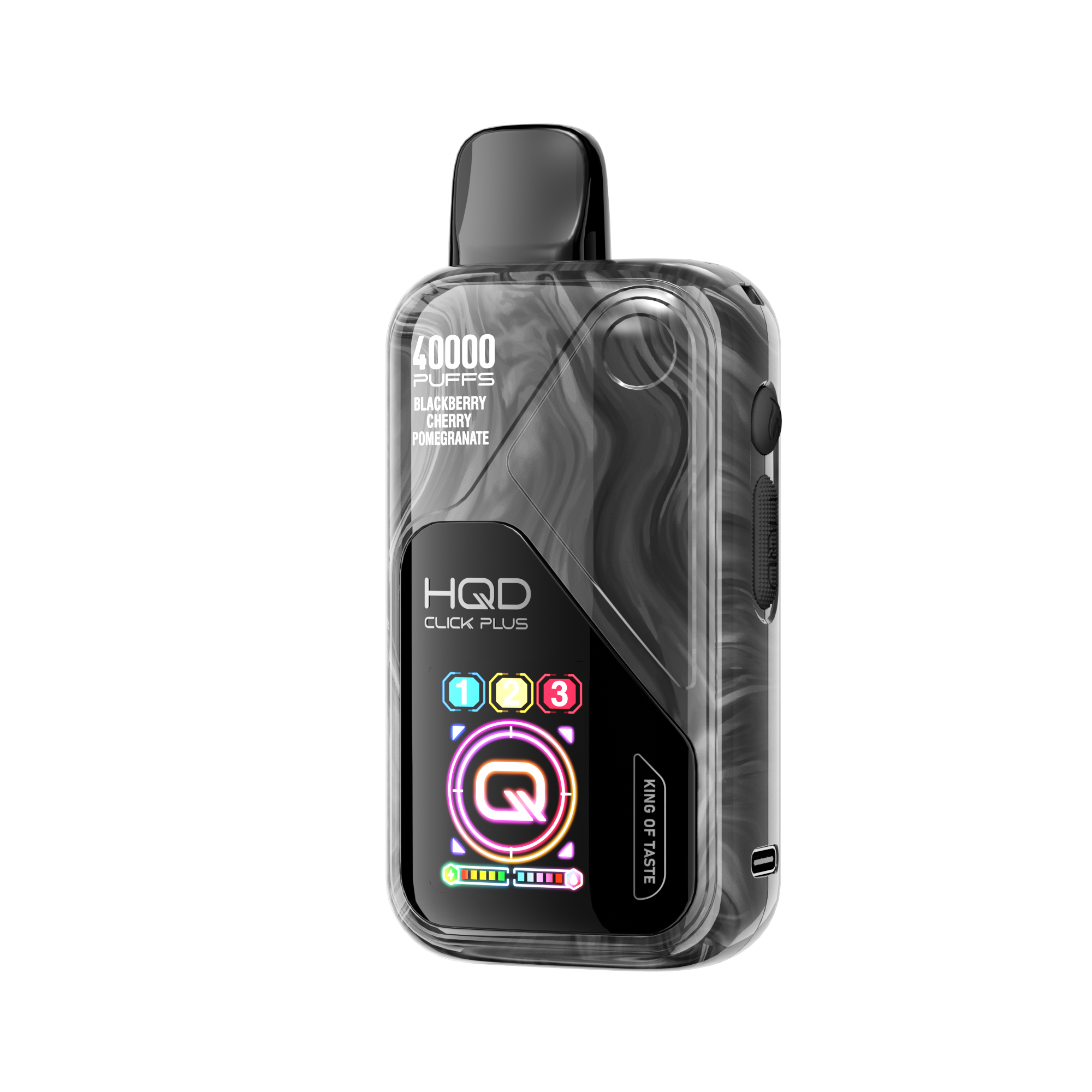 HQD Click Plus 40K Puffs - Blackberry Cherry Pomegranate - 50mg