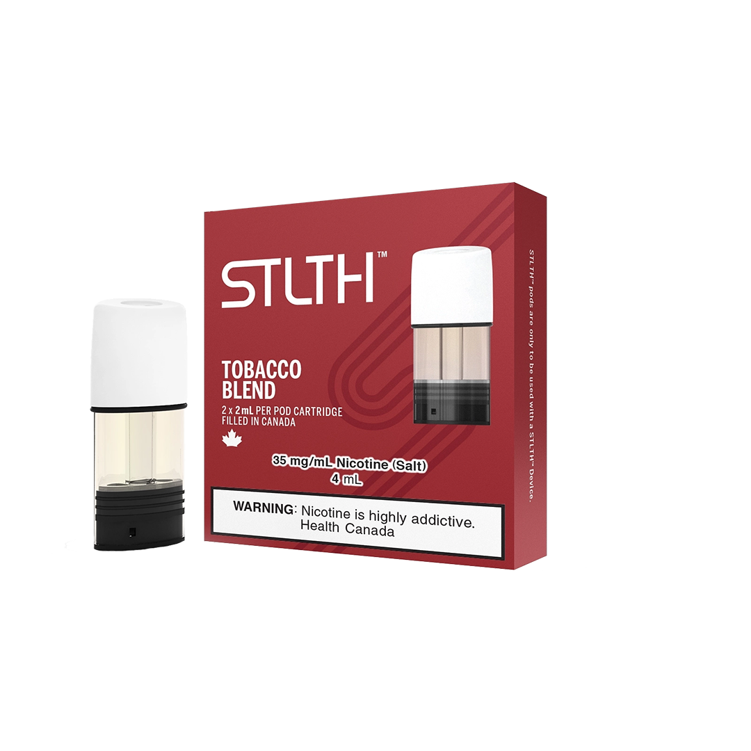 STLTH Pod – Tobacco Blend  Cartouches Pré-Remplies  xvape.ma Maroc.