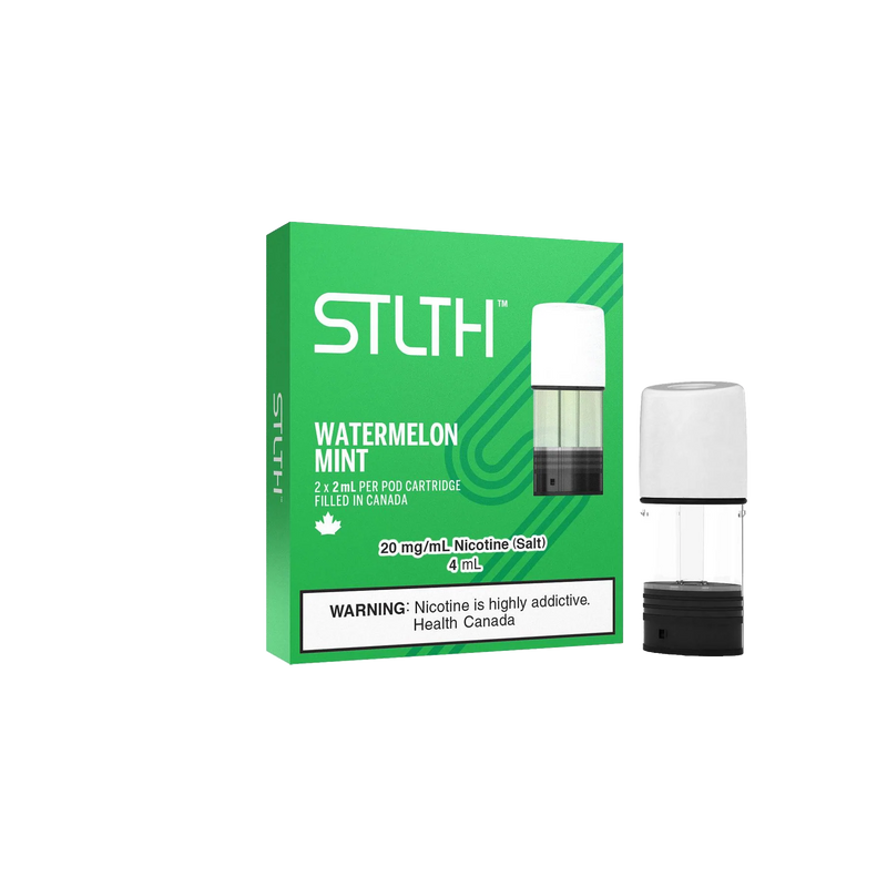 STLTH Pod – Watermelon Mint  Cartouches Pré-Remplies  xvape.ma Maroc.