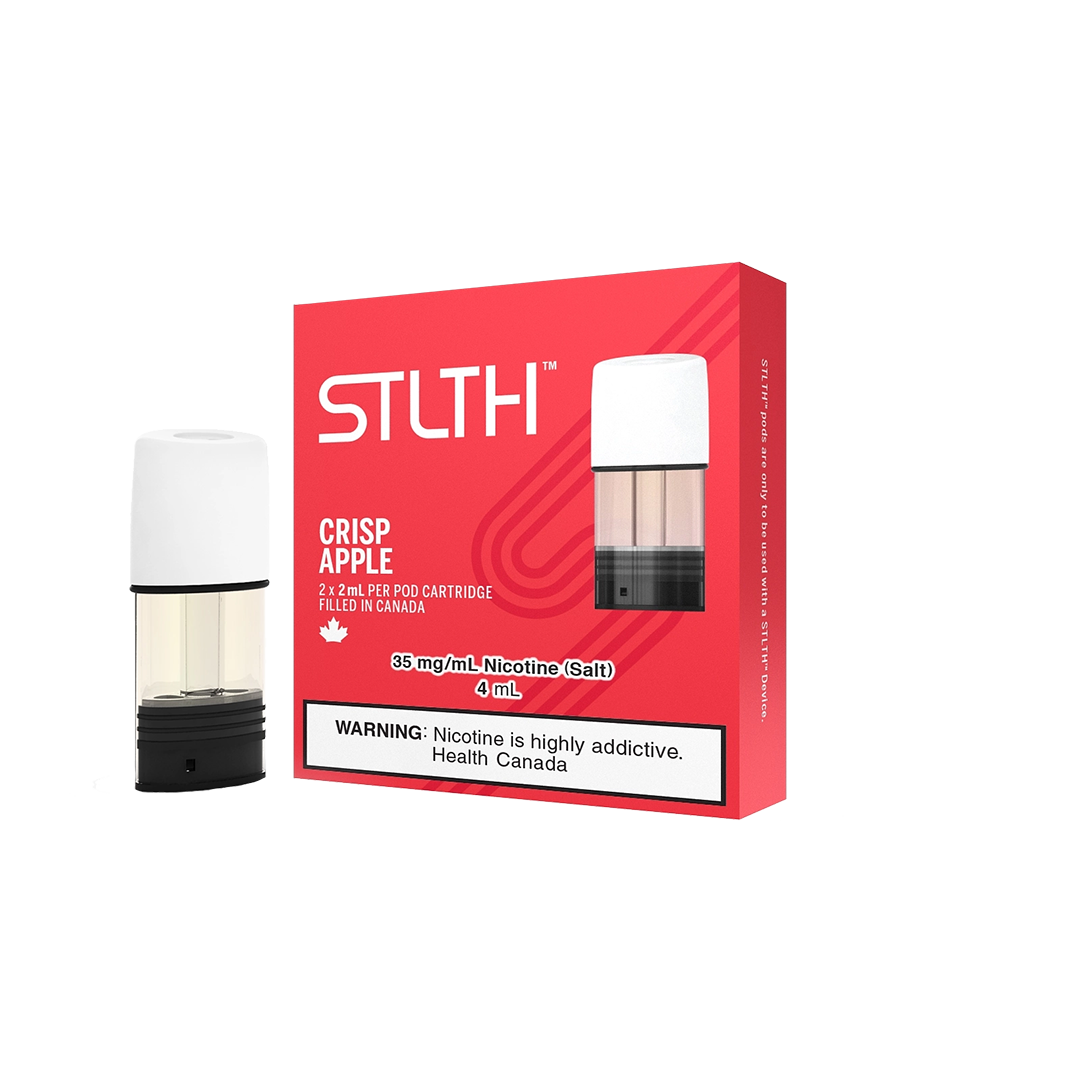 STLTH Pod – Crisp Apple  Cartouches Pré-Remplies  xvape.ma Maroc.