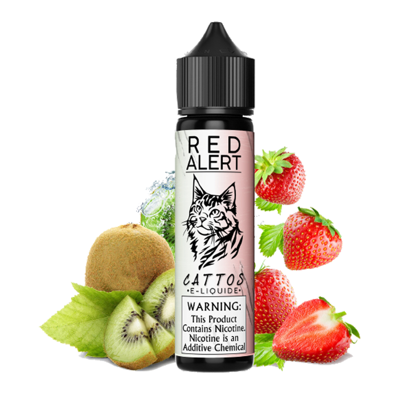 Cattos E-juice Red Alert  E-liquide premium  xvape.ma Maroc.