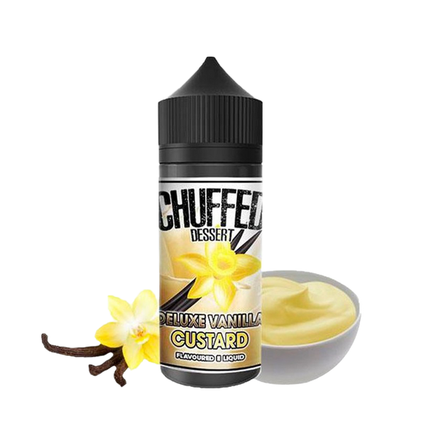 Chuffed Deluxe Vanille Custard 120ml  E-liquide premium  xvape.ma Maroc.