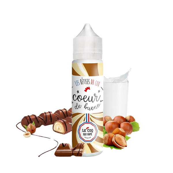 Les bêtises Du Coq Cœur de Bueno Le Coq Qui Vape 60ml