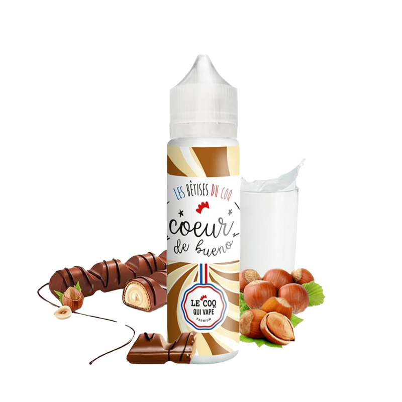 Les bêtises Du Coq Cœur de Bueno Le Coq Qui Vape 60ml  E-liquide premium  xvape.ma Maroc.