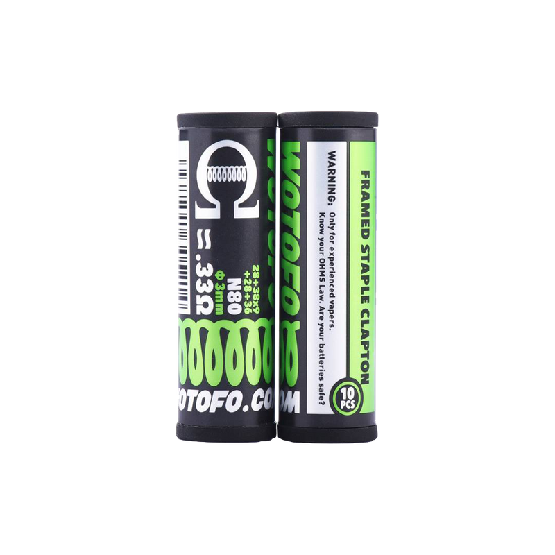 Coils Ni80 Alien Prebuild 0.33 Ohm - Wotofo  Coil  xvape.ma Maroc.
