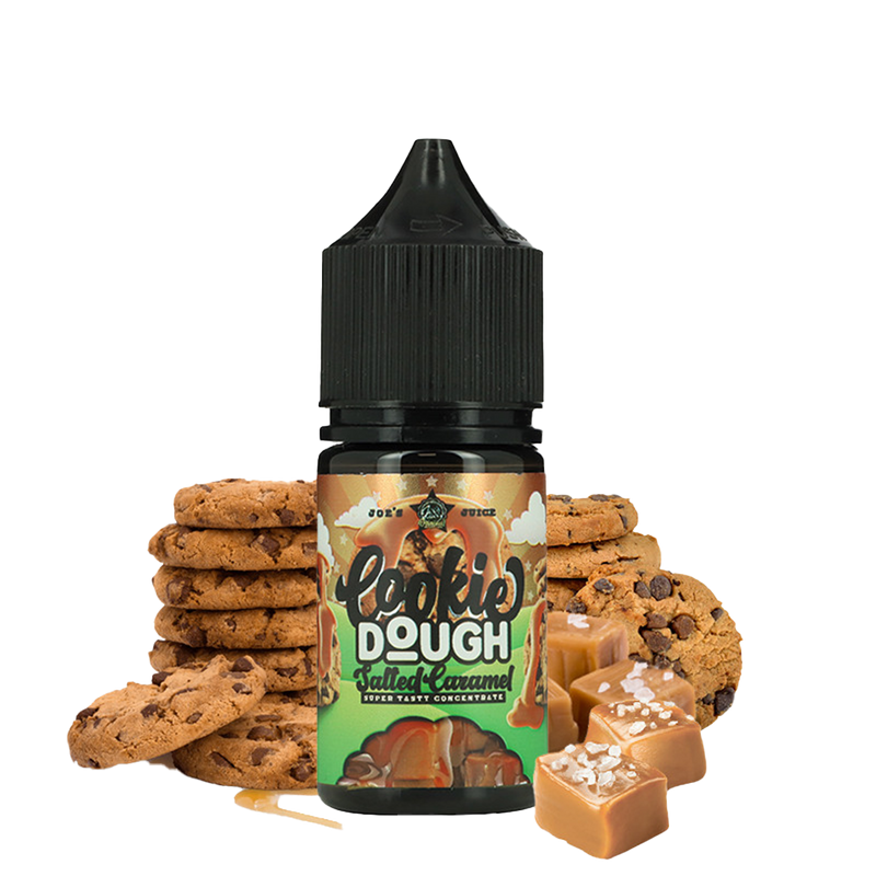 Concentre Cookie Dough salted caramel - Joe's Juice  Arôme concentré  xvape.ma Maroc.