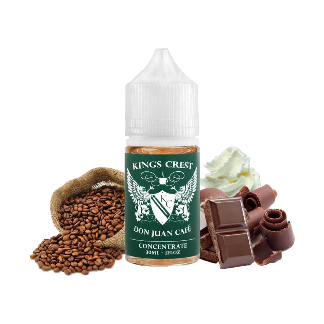 Concentré Don Juan Café King's Crest - 30 ml  Arôme concentré  xvape.ma Maroc.