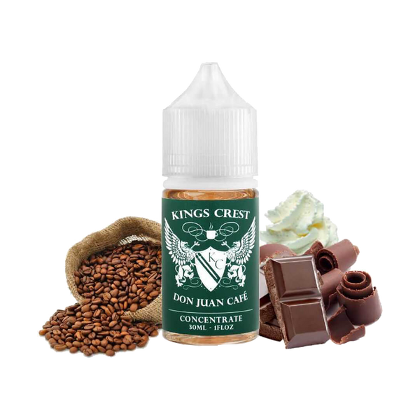 Concentré Don Juan Café King's Crest - 30 ml  Arôme concentré  xvape.ma Maroc.