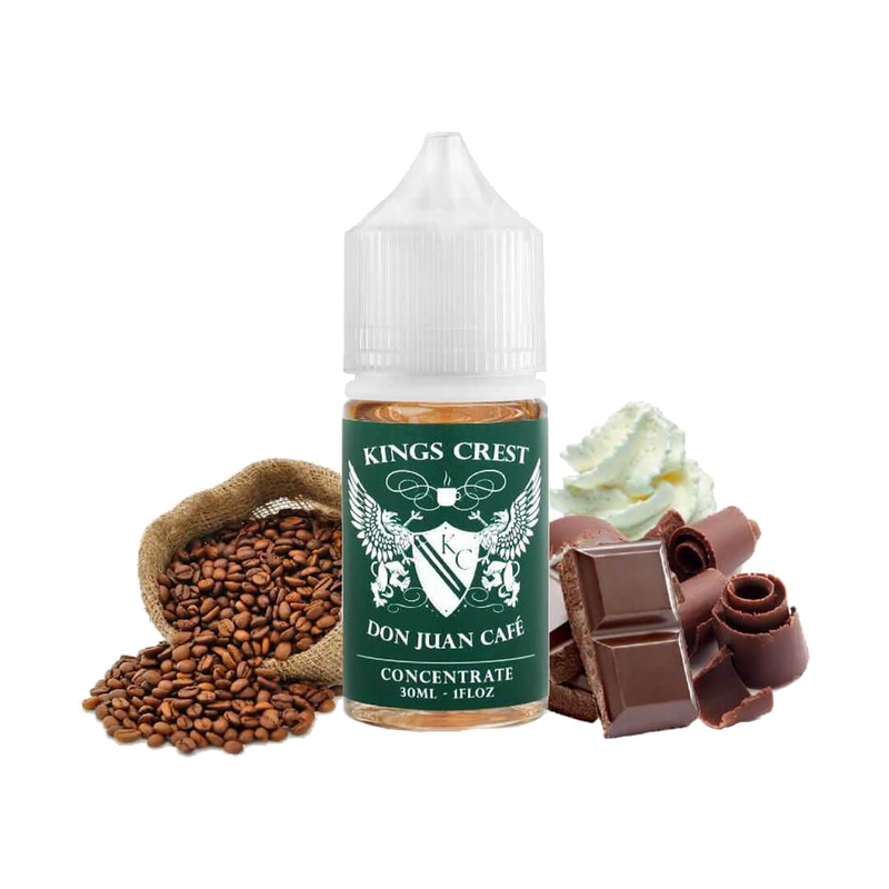 Concentré Don Juan Café King's Crest - 30 ml  Arôme concentré  xvape.ma Maroc.