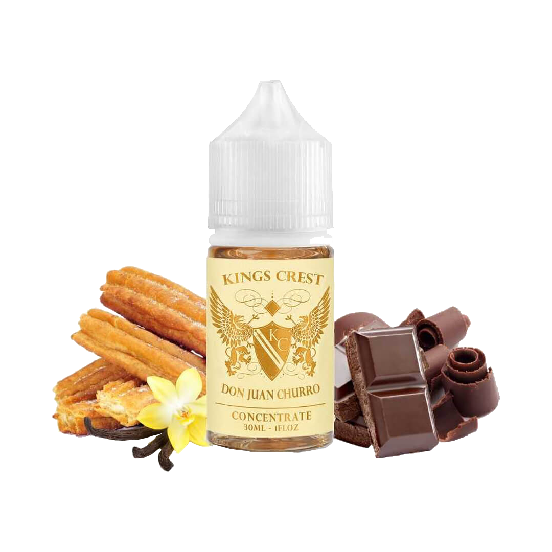 Concentré Don Juan Churro King's Crest - 30 ml  Arôme concentré  xvape.ma Maroc.