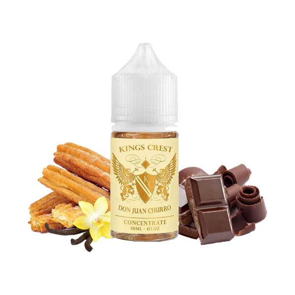Concentré Don Juan Churro King's Crest - 30 ml  Arôme concentré  xvape.ma Maroc.