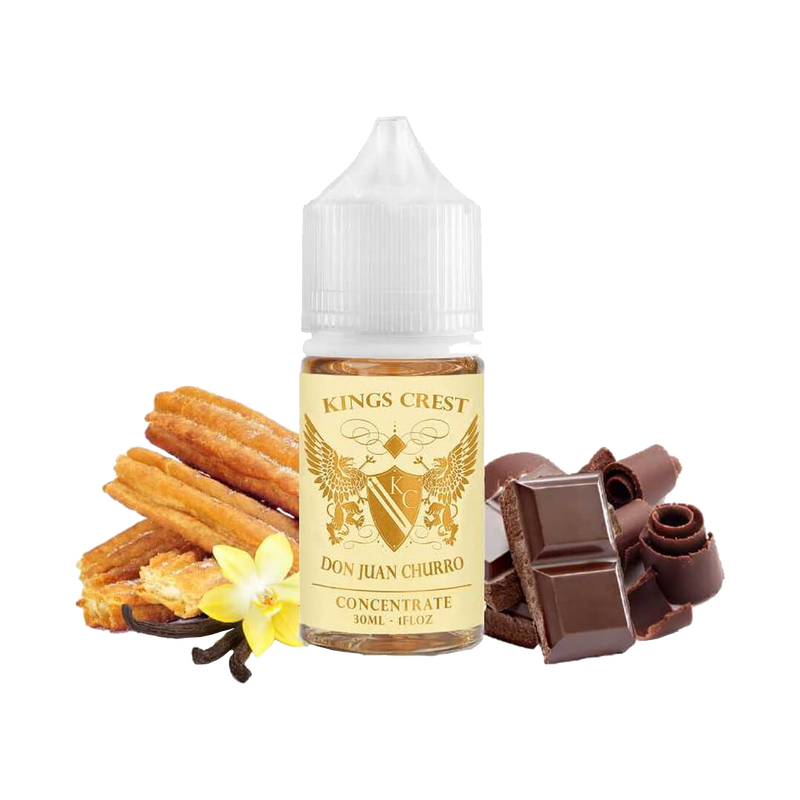 Concentré Don Juan Churro King's Crest - 30 ml  Arôme concentré  xvape.ma Maroc.