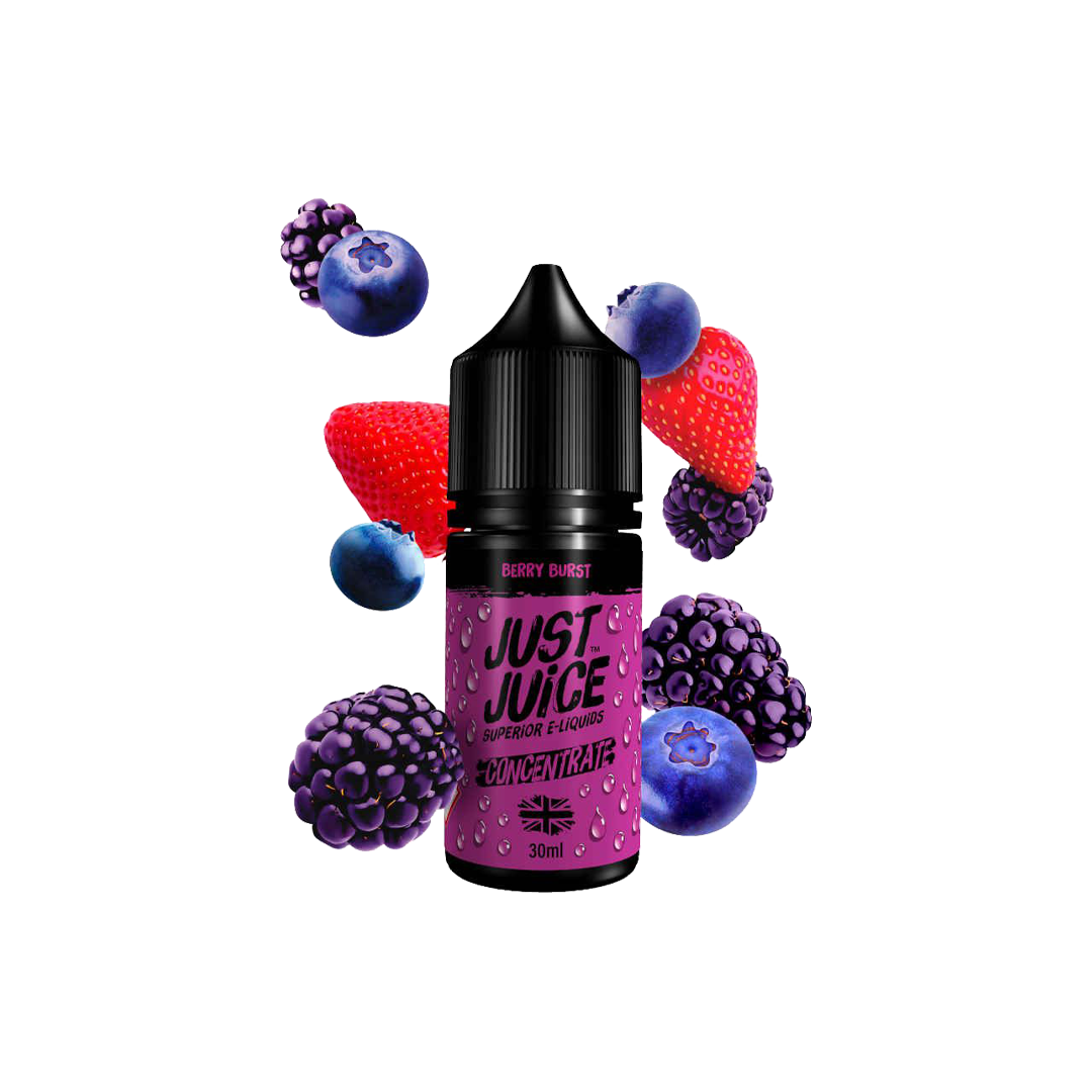 Concentré Just Juice Berry Burst 30ml  Arôme concentré  xvape.ma Maroc.