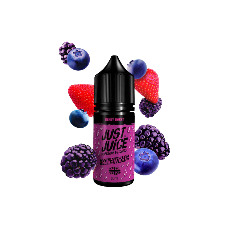 Concentré Just Juice Berry Burst 30ml  Arôme concentré  xvape.ma Maroc.