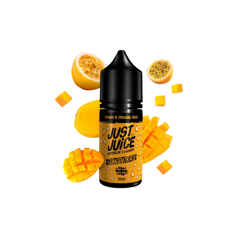 Concentré Just Juice Mango Passionfruit 30ml  Arôme concentré  xvape.ma Maroc.