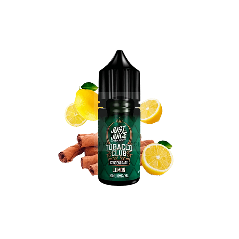 Concentré Just Juice Tobacco Club Lemon 30ml  Arôme concentré  xvape.ma Maroc.