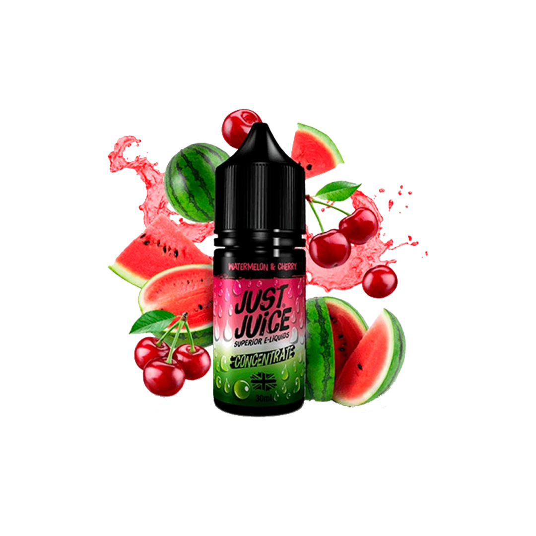 Concentré Just Juice Watermelon Cherry 30ml  Arôme concentré  xvape.ma Maroc.