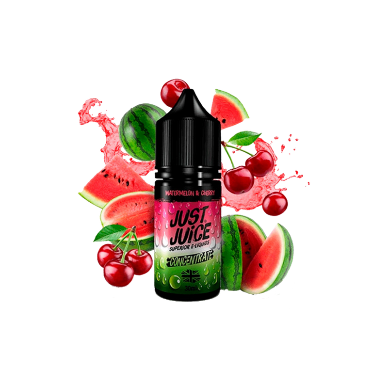 Concentré Just Juice Watermelon Cherry 30ml  Arôme concentré  xvape.ma Maroc.
