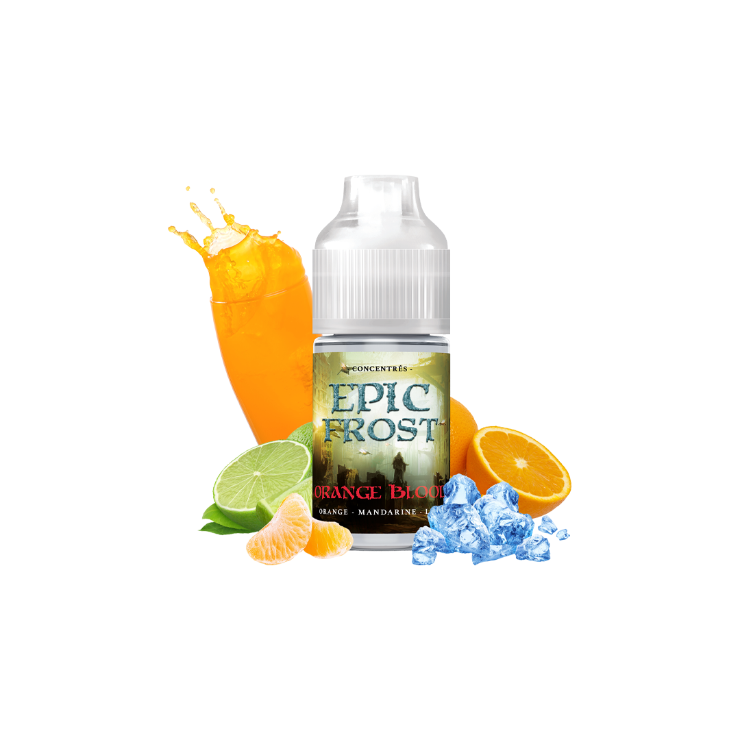 Concentré Orange Blood Epic Frost Fuu - 30 ml  Arôme concentré  xvape.ma Maroc.