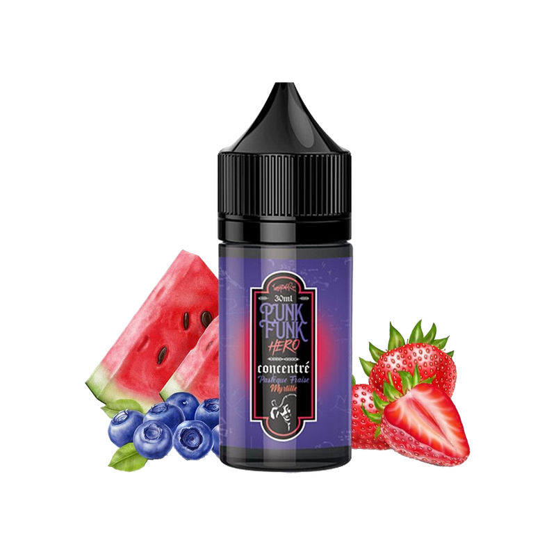 Concentré Fruits Rouges Punk Funk Hero - 30 ml  Arôme concentré  xvape.ma Maroc.