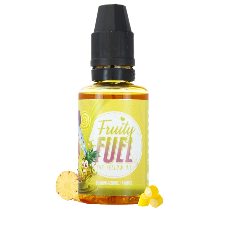 Concentré The Yellow Oil 30ml - Fruity Fuel  Arôme concentré  xvape.ma Maroc.