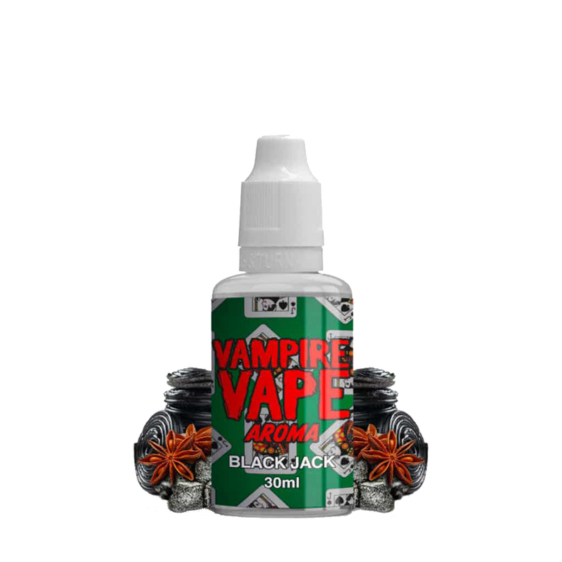 Concentré Vampire Vape - Black Jack  Arôme concentré  xvape.ma Maroc.