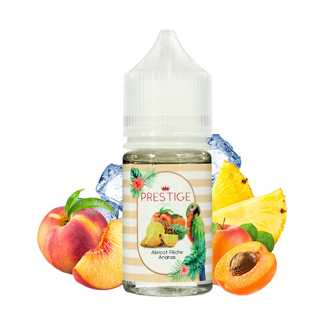 Concentré Abricot Pêche Ananas - Prestige Fruits - 30 ml  Arôme concentré  xvape.ma Maroc.