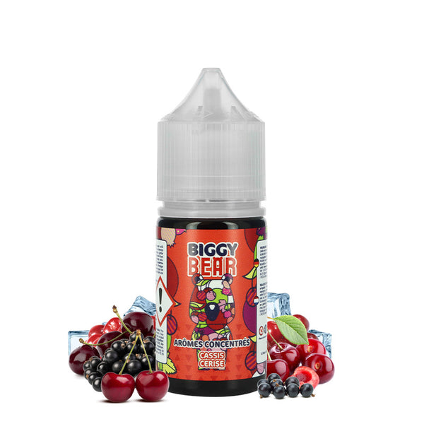 Concentré Biggy Bear 30ml - Cassis Cerise  Arôme concentré  xvape.ma Maroc.