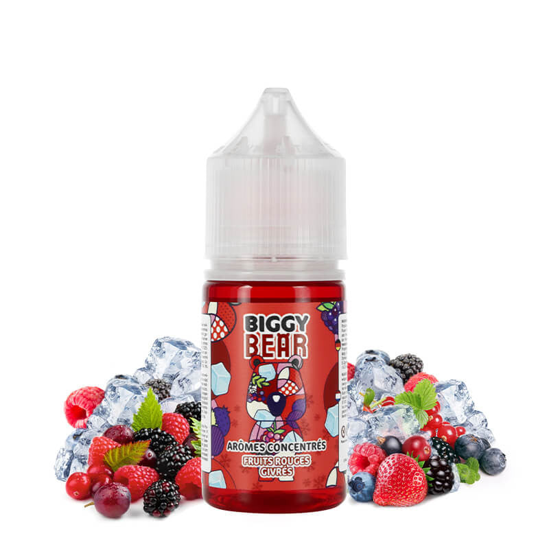 Concentré Biggy Bear 30ml - Fruits Rouges Givrés  Arôme concentré  xvape.ma Maroc.
