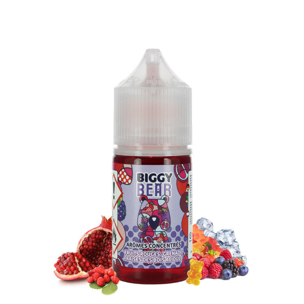 Concentré Biggy Bear 30ml - Fruits Rouges Grenade Fraise Des Bois  Arôme concentré  xvape.ma Maroc.